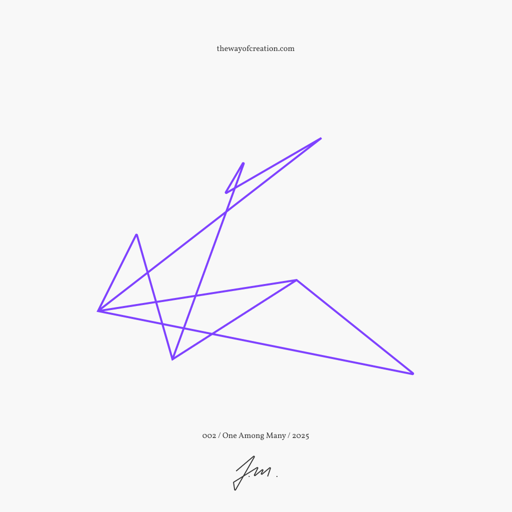 Energy pattern for article '002 / One Among Many'